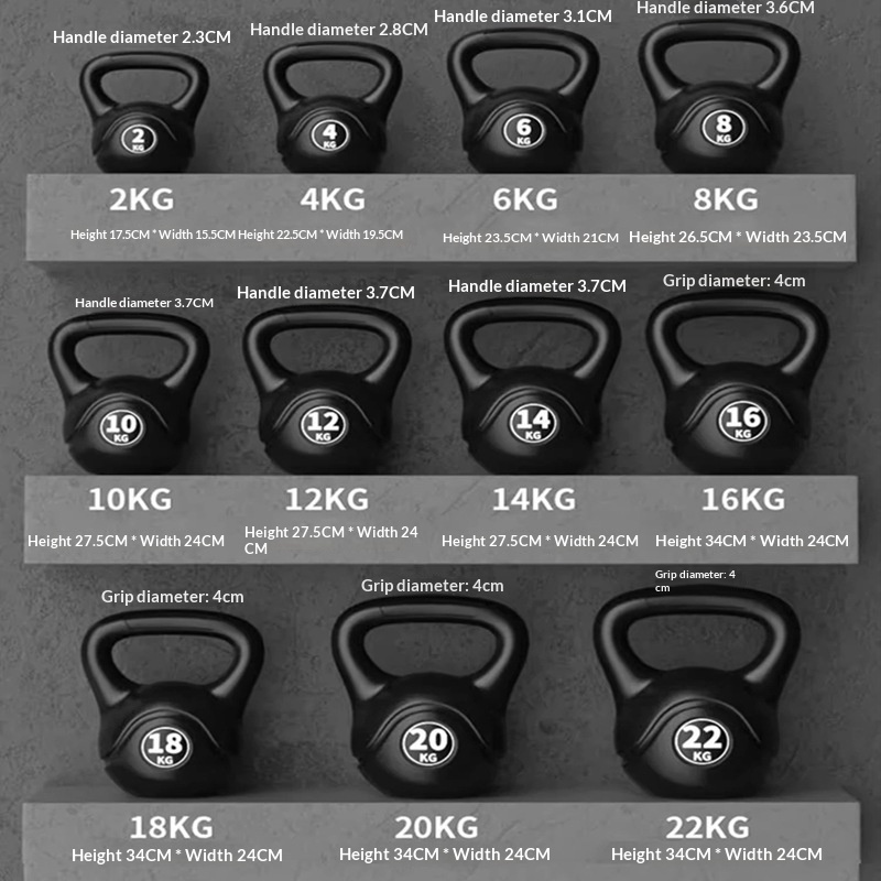 Sports Equipment List - 2026 Kettlebell de fitness réglable 8
