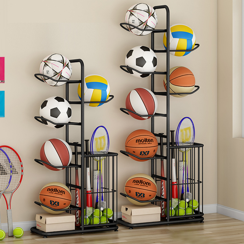 Sports Equipment Organizer Rack - Support de rangement pour ballons de