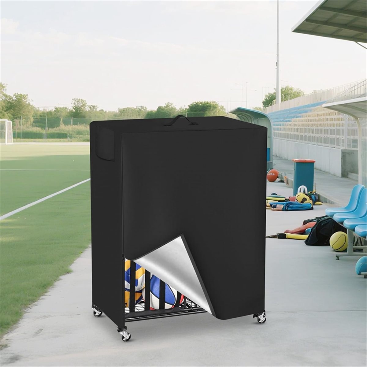Housse de support de basket-ba - Sports Equipment Organizer Rack avis et prix