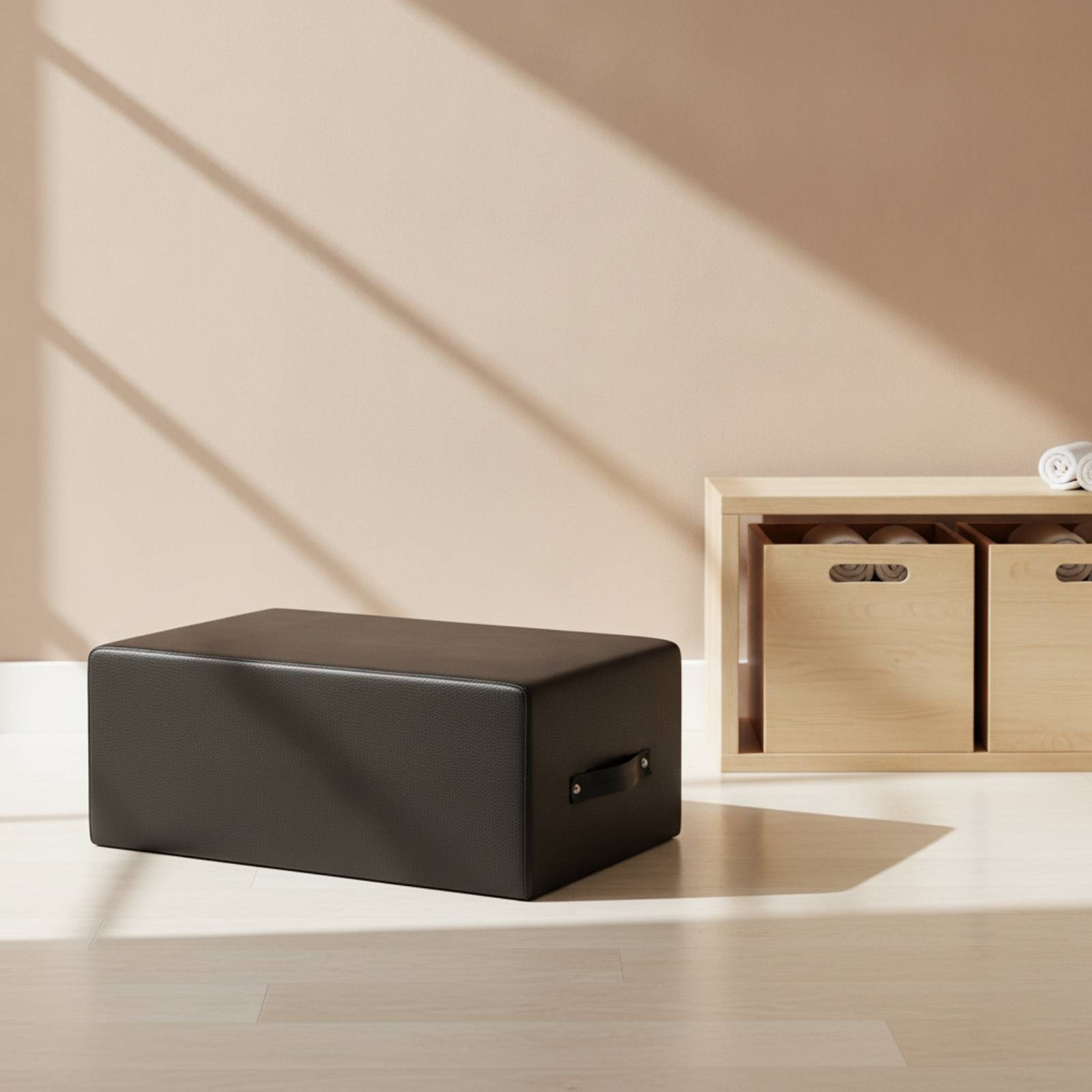 Boîte de fitness rembourrée, é - Sports Equipment Storage Rack avis et prix