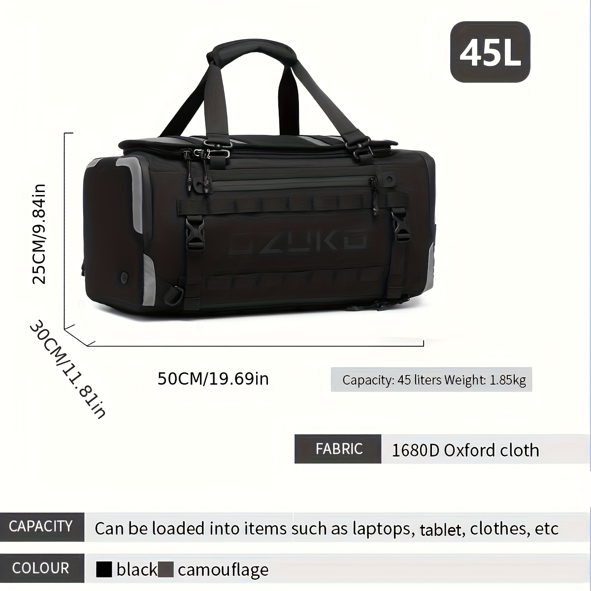 Sac à main Oxford pour hommes, - Sports Equipment Air China avis et prix