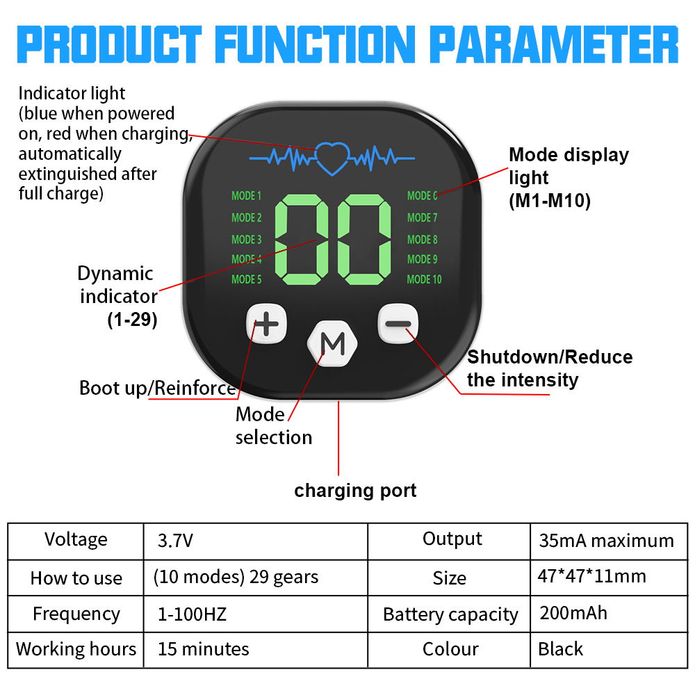 Stimulateur Musculaire EMS, En - Sports Equipment List avis et prix